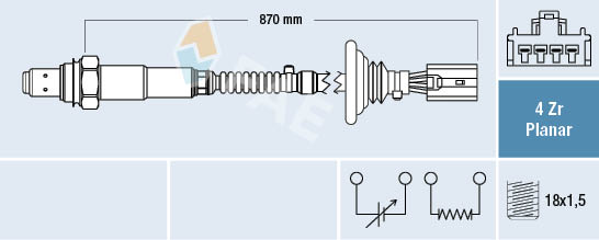 Lambda-sonde FAE 77416