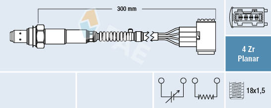 Lambda-sonde FAE 77426