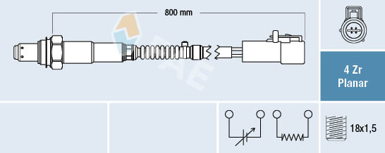 Lambda-sonde FAE 77431