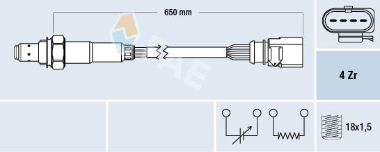 Lambda-sonde FAE 77440