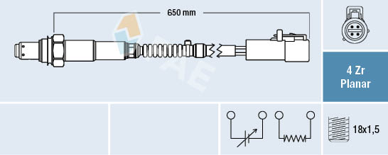 Lambda-sonde FAE 77446