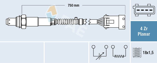 Lambda-sonde FAE 77449