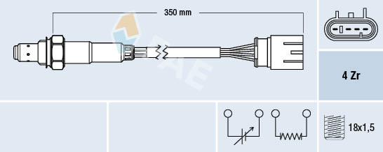 Lambda-sonde FAE 77465