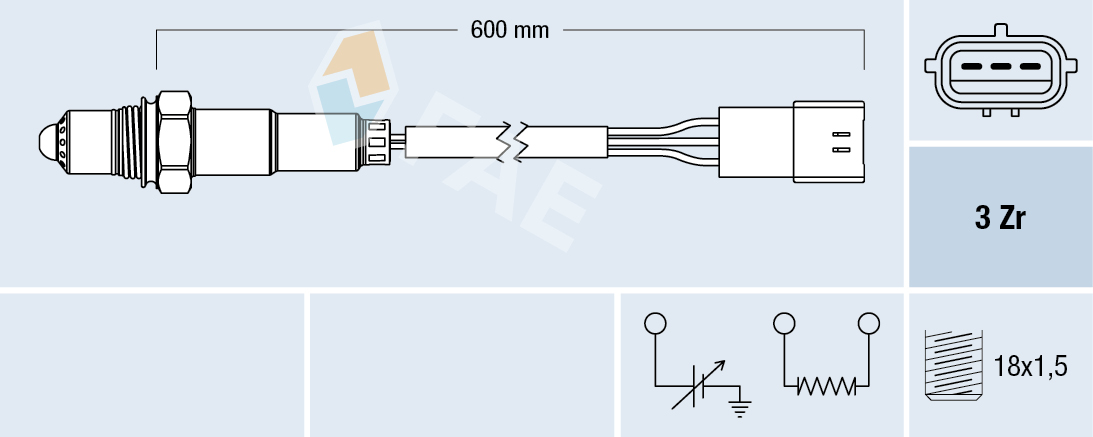 Lambda-sonde FAE 77467