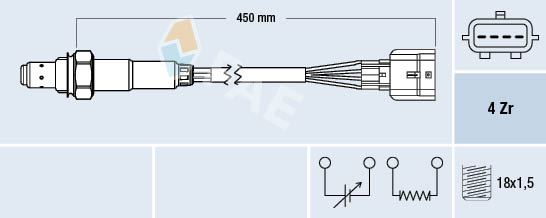 Lambda-sonde FAE 77469