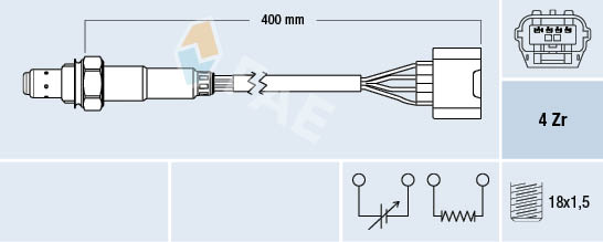 Lambda-sonde FAE 77470