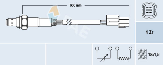 Lambda-sonde FAE 77477