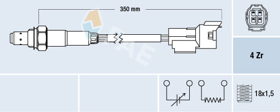 Lambda-sonde FAE 77480