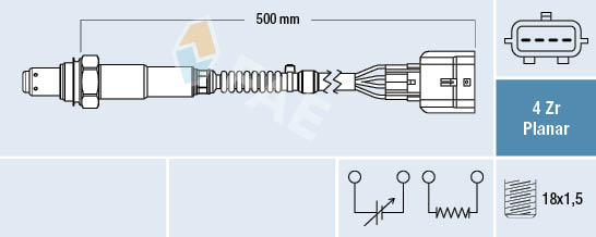 Lambda-sonde FAE 77492