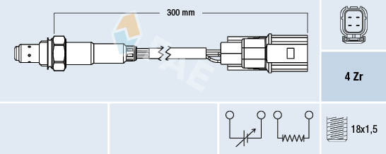 Lambda-sonde FAE 77502