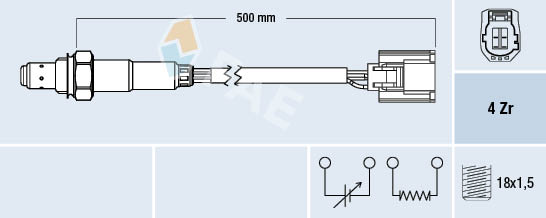 Lambda-sonde FAE 77503