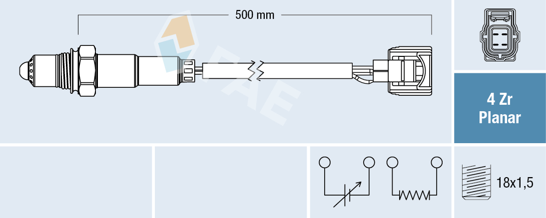 Lambda-sonde FAE 77505