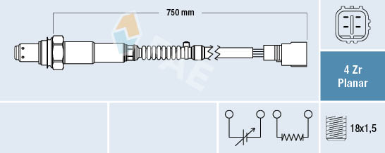 Lambda-sonde FAE 77514