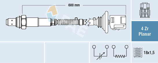 Lambda-sonde FAE 77521