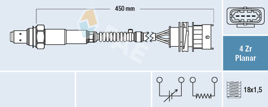 Lambda-sonde FAE 77525