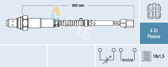 Lambda-sonde FAE 77537