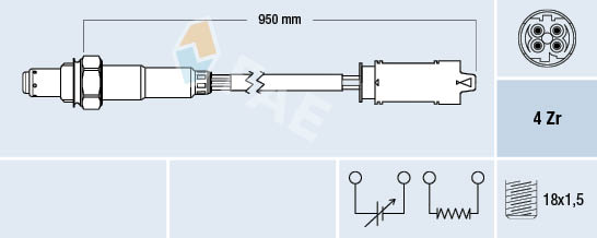 Lambda-sonde FAE 77538