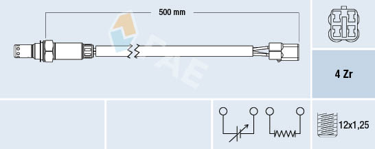 Lambda-sonde FAE 77540