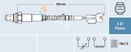 Lambda-sonde FAE 77547