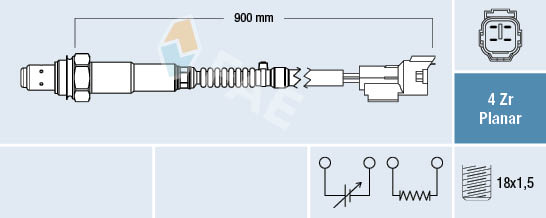 Lambda-sonde FAE 77551