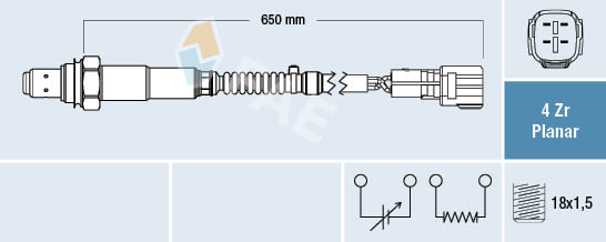 Lambda-sonde FAE 77552