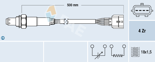 Lambda-sonde FAE 77582