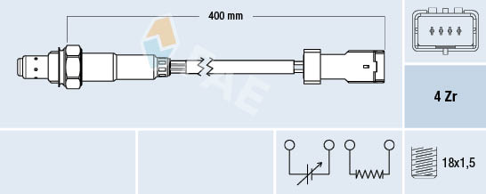 Lambda-sonde FAE 77590