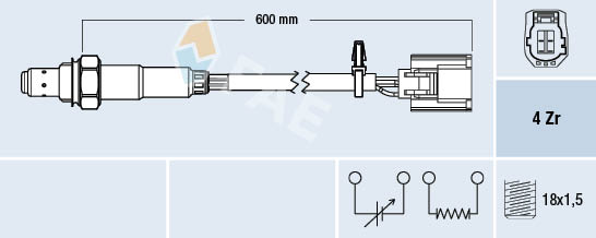 Lambda-sonde FAE 77593