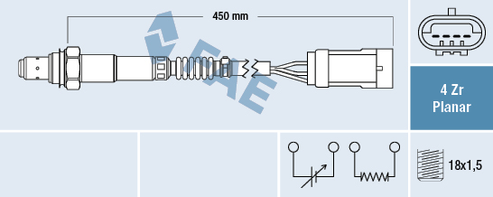 Lambda-sonde FAE 77602