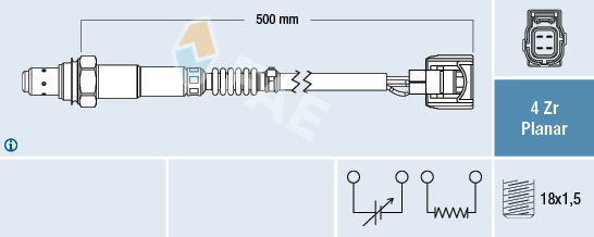 Lambda-sonde FAE 77617