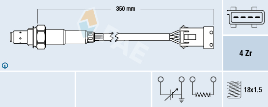 Lambda-sonde FAE 77630