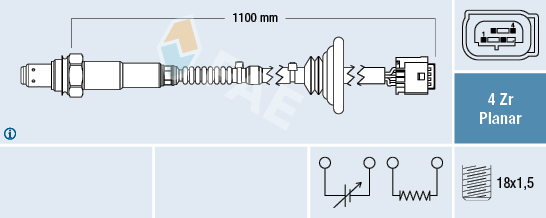 Lambda-sonde FAE 77646