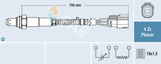 Lambda-sonde FAE 77650