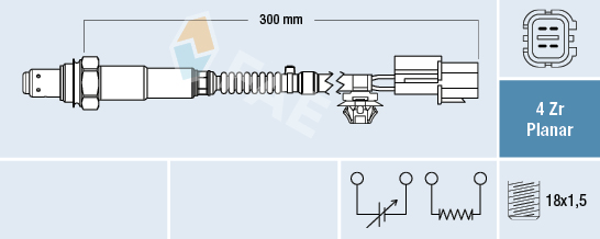 Lambda-sonde FAE 77653