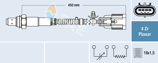 Lambda-sonde FAE 77662