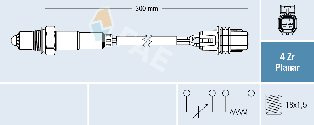 Lambda-sonde FAE 77663