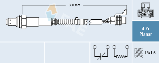 Lambda-sonde FAE 77664