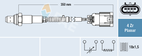 Lambda-sonde FAE 77667