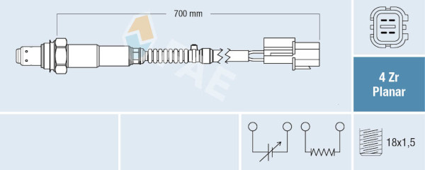 Lambda-sonde FAE 77689