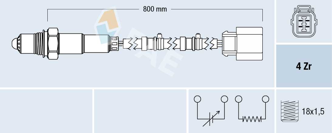 Lambda-sonde FAE 77708