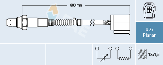 Lambda-sonde FAE 77758