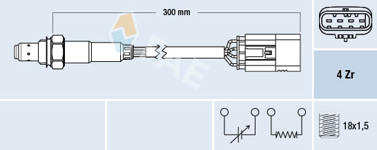 Lambda-sonde FAE 77763