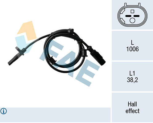 ABS sensor FAE 78170
