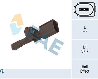 ABS sensor FAE 78451
