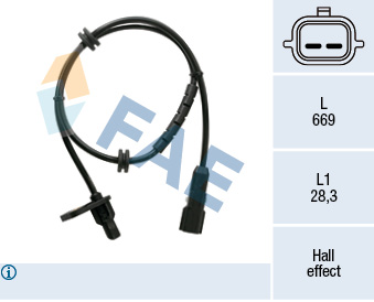 ABS sensor FAE 78532