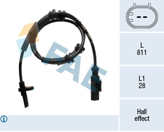 ABS sensor FAE 78540