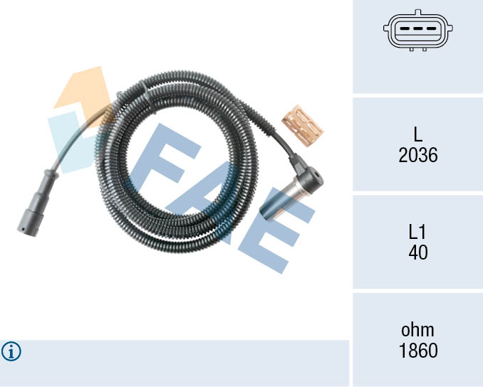 ABS sensor FAE 78559