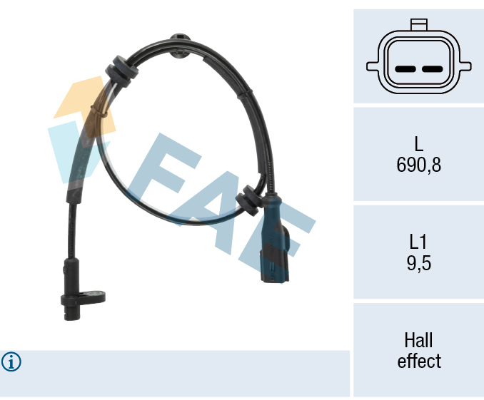 Wielsnelheidssensor FAE 78766