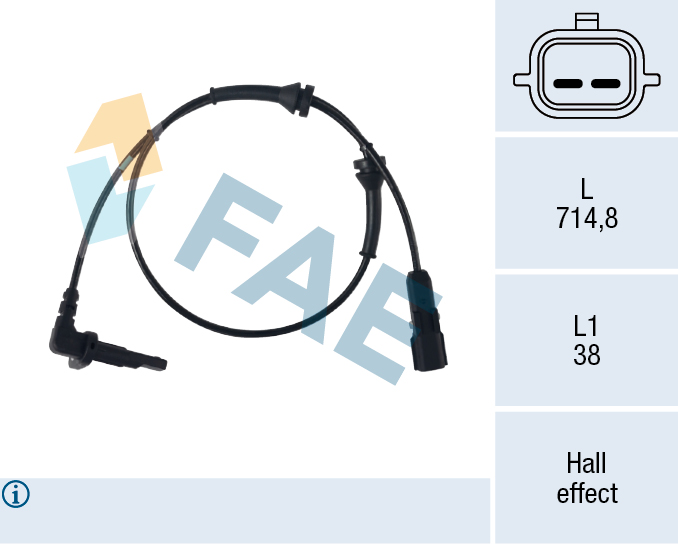 Wielsnelheidssensor FAE 78782