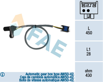 Toerentalsensor FAE 79126